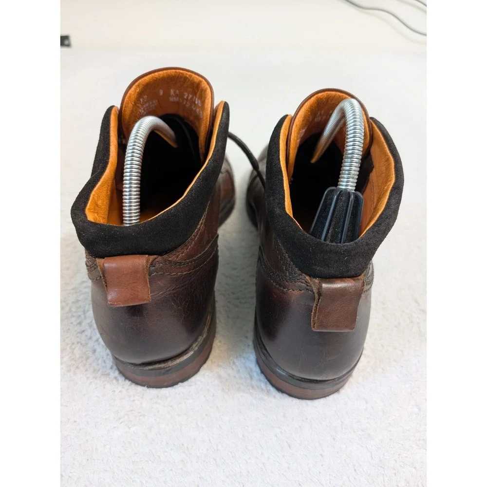NEIL M Men's 12 Oil Resistant Sole‎ Tech Chukka Boots Premium Brown leather